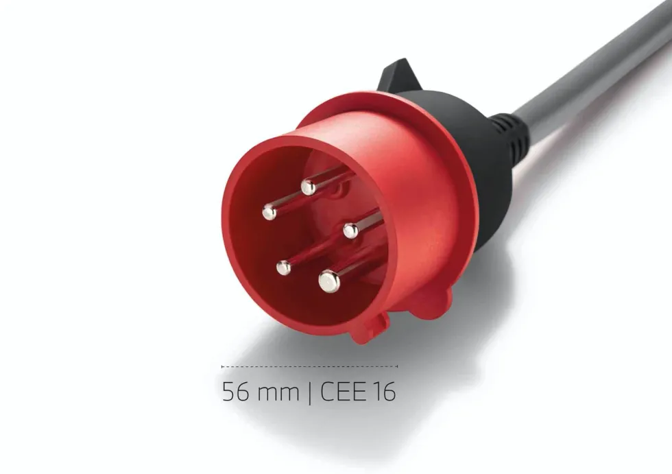 Adapterkabel CEE 16 A (rot, 3-phasig) für Flexible Fast Charger 1.0