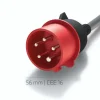 Adapterkabel CEE 16 A (rot, 3-phasig) für Flexible Fast Charger 2.0