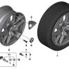 BMW Alufelge Aerodynamik 934 lightning grey 10Jx19 ET46 5er G61