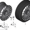BMW Alufelge Alpina CS16 geschmiedet 11Jx23 ET45 X7 G07