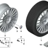 BMW Alufelge CS17 Alpina 10Jx20 ET44 8er G16