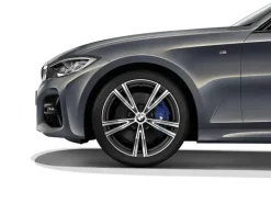 BMW Alufelge Doppelspeiche 793 bicolor (orbitgrey / glanzgedreht) 8,5J x 19 ET 40 Hinterachse