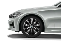 BMW Alufelge Doppelspeiche 782 bicolor (jet black uni/hochglanzpoliert) 8,5Jx18 ET40 3er G21
