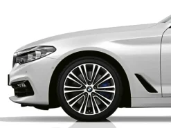 BMW Alufelge Doppelspeiche 634 bicolor (orbitgrey / glanzgedreht) 8J x 18 ET 30 Vorderachse / Hinterachse