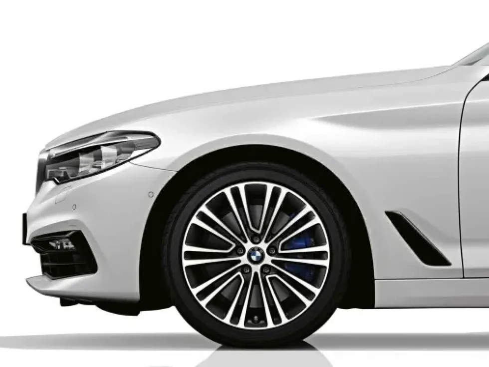 BMW Alufelge Doppelspeiche 634 bicolor (orbitgrey / glanzgedreht) 8J x 18 ET 30 Vorderachse / Hinterachse