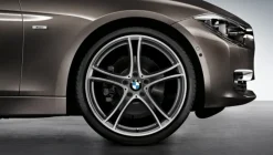 BMW Alufelge Doppelspeiche 361 ferricgrey/glanzgedreht 8Jx20 ET36 3er F30/F31 4er F32/F33/F36
