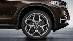 BMW Alufelge Doppelspeiche 215 ferricgrey 11,5Jx 21 ET38 X5 E70 X6 E71 E72 Hinterachse