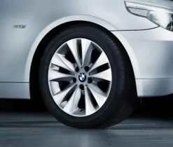 BMW Alufelge Doppelspeiche 116 7,5Jx17 ET20 Silber 5er E60/E61 Vorderachse / Hinterachse
