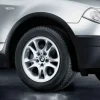 BMW Alufelge Doppelspeiche 111 8Jx17 ET46 Silber X3 E83 Vorderachse / Hinterachse