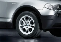 BMW Alufelge Doppelspeiche 111 8Jx17 ET46 Silber X3 E83 Vorderachse / Hinterachse