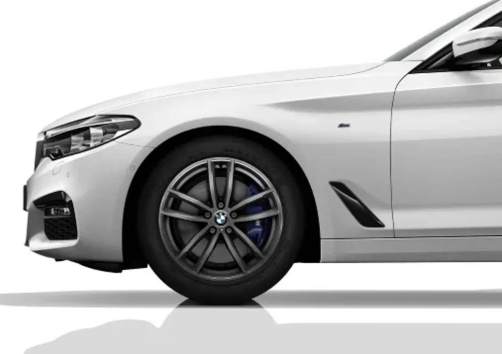 BMW Alufelge Doppelspeiche 662M ferricgrey/glanzgedreht 8Jx18 ET30 5er G30/G31/G38