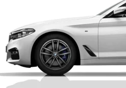 BMW Alufelge Doppelspeiche 662M ferricgrey/glanzgedreht 9Jx18 ET44 5er G30/G31