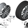BMW Alufelge Doppelspeiche 698M ferricgrey 7,5Jx19 ET32 X3 G01/G08 X4 G04