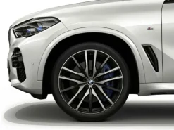 BMW Alufelge Doppelspeiche 742M jet black uni/glanzgedreht 10,5Jx22 ET43 X5 G05 X6 G06