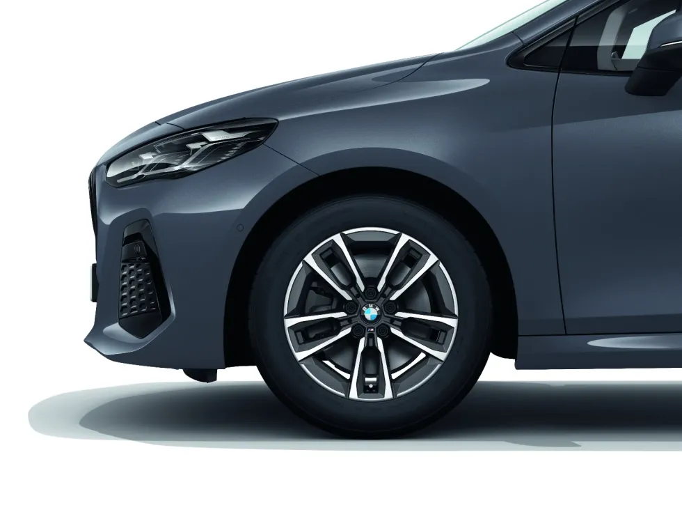 BMW Alufelge Doppelspeiche 834M gunmetal grey/glanzgedreht 7Jx17 ET41 2er U06 X1 U11
