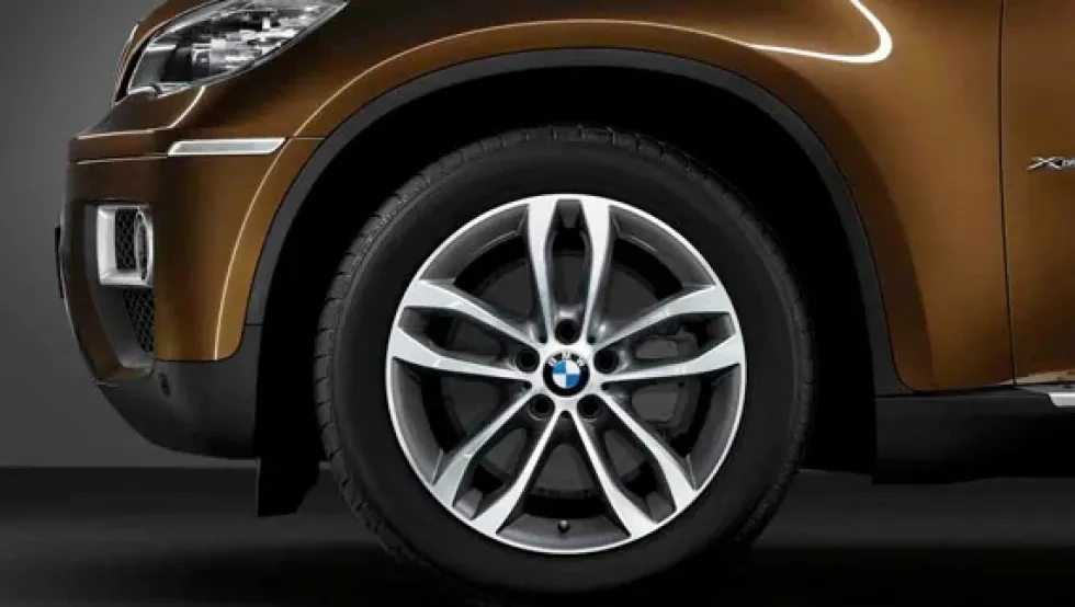 BMW Alufelge Doppelspeiche 424 orbitgrey/glanzgedreht 9Jx19 ET48 X6 E71