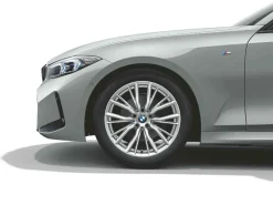 BMW Alufelge Doppelspeiche 796 refined silver 7,5Jx18 ET25 3er G20 G21