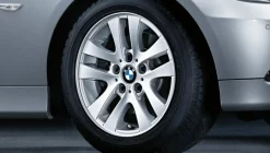 BMW Alufelge Doppelspeiche 156 silber 7Jx16 ET343er E90/E91 Vorderachse / Hinterachse
