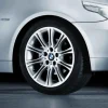 BMW Alufelge Doppelspeiche 135 silber 8Jx18 ET43 5er E60/E61 Vorderachse/Hinterachse