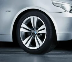 BMW Alufelge Doppelspeiche 278 silber 8Jx17 ET20 5er E60/E61 Vorderachse/Hinterachse