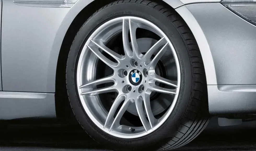 BMW Alufelge Doppelspeiche 288 silber 8,5Jx19 ET14 6er E63/E64 Vorderachse