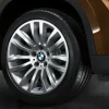 BMW Alufelge Doppelspeiche 321 silber 8Jx18 ET30 X1 E84