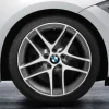 BMW Alufelge Doppelspeiche 496 silber/glanzgedreht 8,5Jx18 ET52 1er E81/E82/E87/E88
