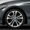BMW Alufelge Doppelspeiche 384 18 Zoll orbitgrey/glanzgedreht