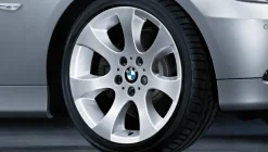 BMW Alufelge Ellipsoidspeiche 162 silber 8,5Jx18 ET37 3er E90/E91/E92/E93 Hinterachse