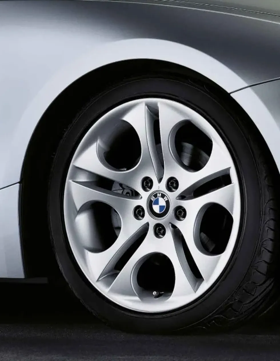 BMW Alufelge Ellipsoidstyling 107 8,5Jx18 ET50 Silber Z4 E85/E86 Hinterachse