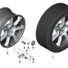 BMW Alufelge Hybridrad 681M carbon 9,5Jx19 ET29 4er F82 M4