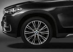 BMW Alufelge Individual V-Speiche 551 orbitgrau/glanzgedreht 10Jx20 ET40 X5 F15 X6 F16