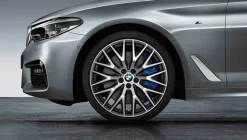 BMW Alufelge Kreuzspeiche 636 bicolor (orbitgrey / glanzgedreht) 9J x 20 ET 44 Hinterachse