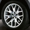 BMW Alufelge Kreuzspeiche 177 silber 10Jx20 ET40 X5 E70 Vorderachse