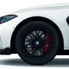 BMW Alufelge M Doppelspeiche 827M schwarz matt 9,5Jx19 ET 20 Vorderachse M3 G80 M4 G82