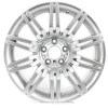 BMW Alufelge M Doppelspeiche 172 silber 9,5Jx19 ET32 5er E60 Hinterachse