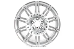 BMW Alufelge M Doppelspeiche 172 silber 9,5Jx19 ET32 5er E60 Hinterachse