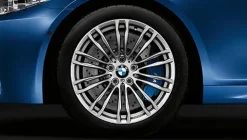 BMW Alufelge M Doppelspeiche 345 silber 10Jx19 ET34 5er F10