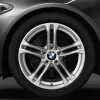 BMW Alufelge M Doppelspeiche 613 silber 9Jx18 ET44 5er F10 6er F06/F12/F13