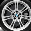BMW Alufelge M Doppelspeiche 350 silber 9Jx18 ET44 5er F10 6er F06 /F12/ F13
