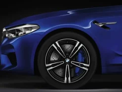 BMW Alufelge M Doppelspeiche 705 bicolor (orbitgrey / glanzgedreht) 19 Zoll Vorderachse