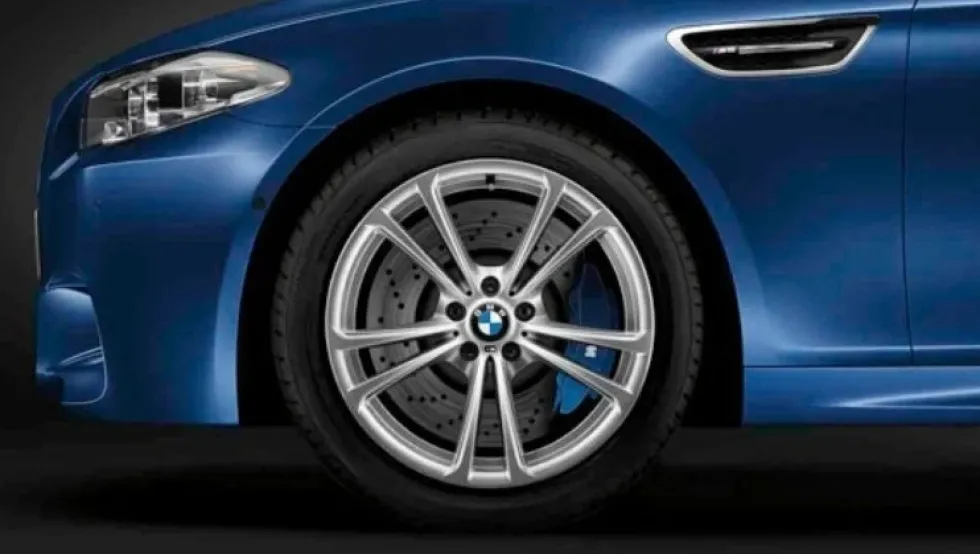 BMW Alufelge M Doppelspeiche 409 silber 9Jx20 ET25 5er F10 6er F06/F12/F13