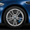 BMW Alufelge M Doppelspeiche 409 silber 9Jx20 ET32 5er F10 6er F06/F12/F13