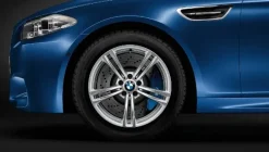 BMW Alufelge M Doppelspeiche 408 silber 9Jx19 ET31 5er F10 6er F06/F12/F13