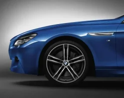 BMW Alufelge M Doppelspeiche 703 bicolor (orbitgrey / glanzgedreht) 20 Zoll Hinterachse