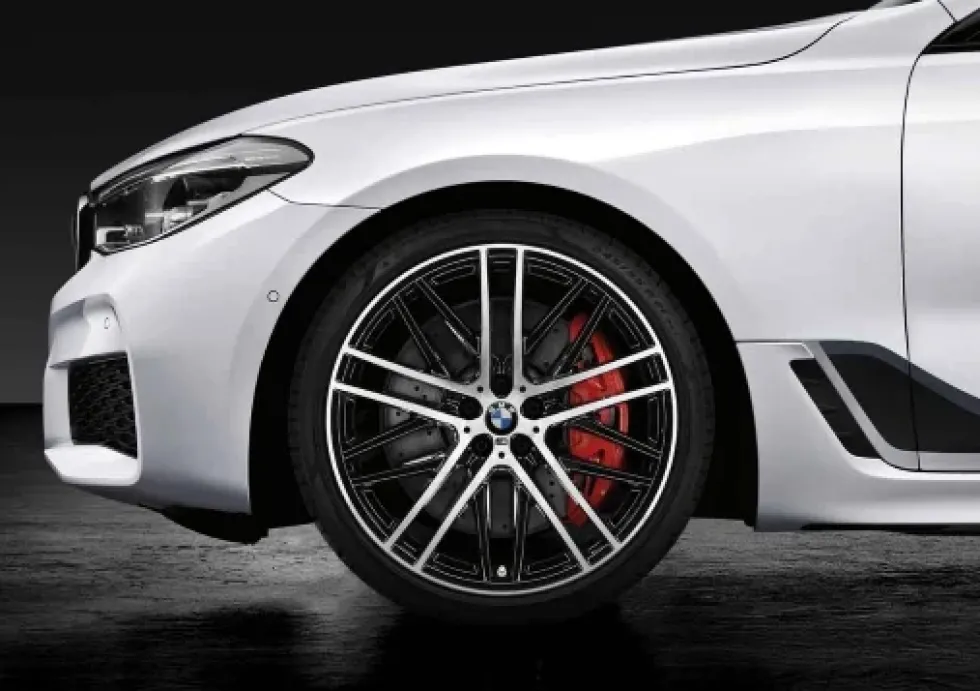 BMW Alufelge M Doppelspeiche 650M schwarz/glanzgedreht 10Jx21 ET41 6er G32 GT 7er G11/G12