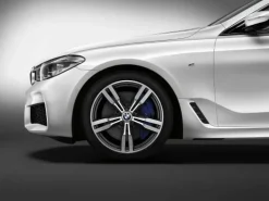 BMW Alufelge M Doppelspeiche 648 bicolor (orbitgrey / glanzgedreht) 10J x 20 ET 41 Hinterachse