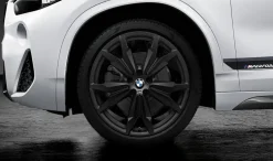 BMW Alufelge M Doppelspeiche 717 schwarz matt 8J x 20 ET 50 Vorderachse / Hinterachse