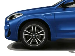 BMW Alufelge M Doppelspeiche 715 bicolor (orbitgrey / glanzgedreht) 19 Zoll
