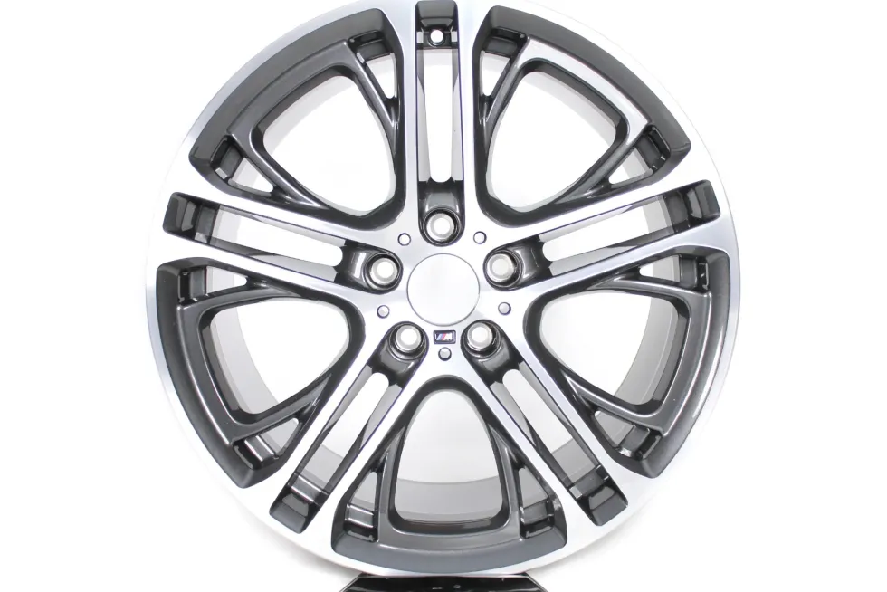 BMW Alufelge M Doppelspeiche 310 silber/glanzgedreht 10Jx20 ET51 X3 F25 X4 F26